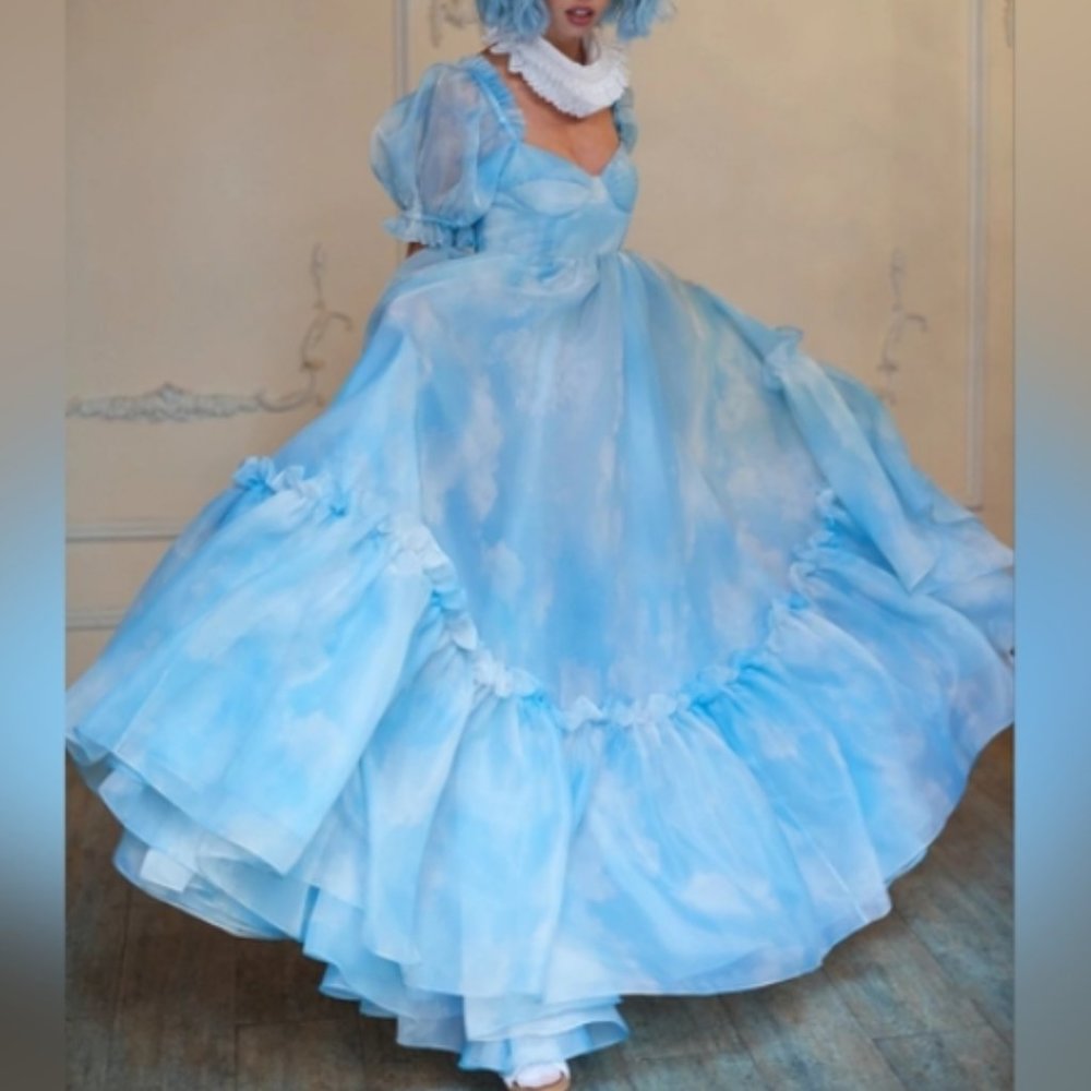 Selkie Head In The Clouds Organza Ritz Dress XXS